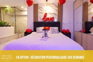 Appartements Escale secrete Montargis Jacuzzi Terrasse Parking gratuit : photos des chambres