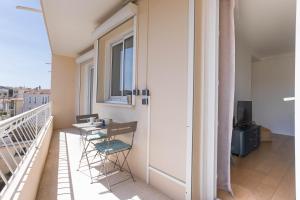 Perchoir - Balcon, vue sur la ville, Palais&Plages