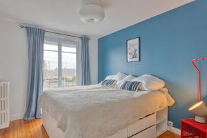 Maisons de vacances L-Escale Maison Bleue proche chantiers atlantique : photos des chambres