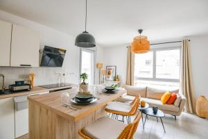 Appart 1 ch avec balcon et parking à la Joliette