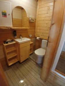 Srubové apartmány Rak