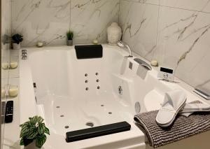 Appartements Le Moment Bien-Etre - jacuzzi privatif, terrasse et parking gratuit au centre de Saint-Omer : photos des chambres