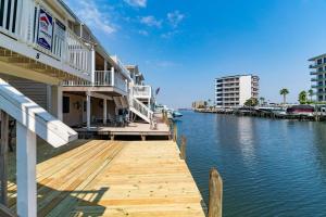 Canal Place Unit 8 harbor views with boat dock