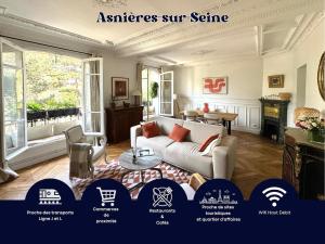 Appartements Premium stay in Asnieres, close to Paris : photos des chambres