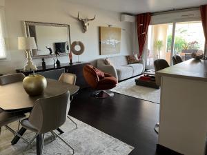 Apartment in park with pool