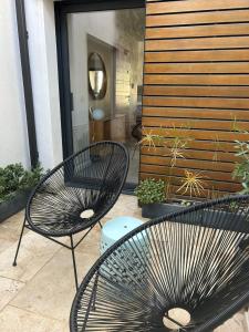 Villas Maison d-architecte avec piscine au centre-ville : photos des chambres