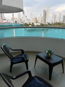 Apartamento 804A Cartagena El Laguito Bocagrande a 1 cuadra de la playa hermosa vista