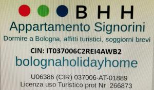 BHH Appartamento Signorini Bologna -wwwbolognaholidayhomecom- Holiday House Signorini Bologna Garden Parking - Parcheggio Riservato e Giardino Privato -