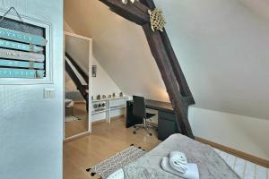 Appartements Sejour pro ou detente – Appartement lumineux proche centre de Troyes, wifi haut debit, cuisine equipee : photos des chambres