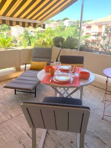 Studio avec terrasse sud proche bord de mer