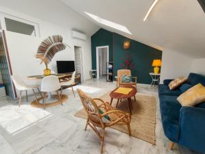 Blue Glass Penthouse in Marbella city center