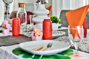 Appartements L-Eden Urbain Proche Lyon, Terrasse, BBQ et Parking : photos des chambres