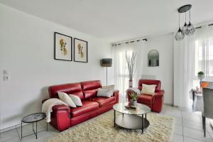 Appartements L-Eden Urbain Proche Lyon, Terrasse, BBQ et Parking : photos des chambres