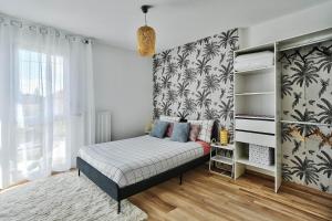 Appartements L-Eden Urbain Proche Lyon, Terrasse, BBQ et Parking : photos des chambres