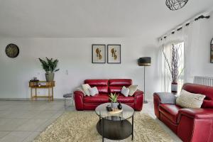Appartements L-Eden Urbain Proche Lyon, Terrasse, BBQ et Parking : photos des chambres