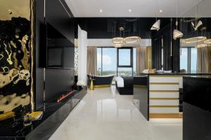 Goldstar Apartament- Wanna z widokiem, 19 Piętro, Hanza Tower Szczecin