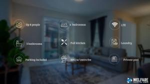 Relax in Ultimate Comfort with Pool & BBQ Area