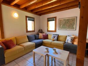 Chalets Ruim chalet van 200m2 - infrarood-sauna - vlak bij de piste : photos des chambres