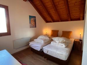 Chalets Ruim chalet van 200m2 - infrarood-sauna - vlak bij de piste : photos des chambres