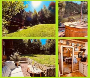 Chata pod lasem z balią i sauną