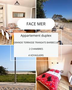 Appartements Duplex, terrasse, vue mer, 30m plage : photos des chambres