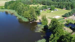 Domek nad Jeziorem Okrągłe plaża, pomosty wędkarskie, kajaki, jacuzzi, sauna