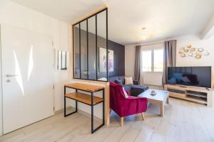 Maisons de vacances Maison pour 6 avec jardin proche de la mer : photos des chambres