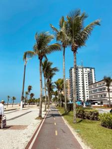 Kitnet WIFI na Praia Grande - Pleno centro da Ocian