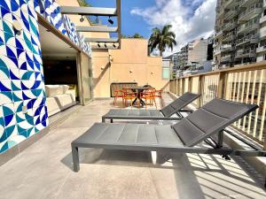 Cobertura moderna com terraço no Leblon