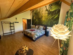 Maisons d'hotes les anthocyanes CHAMBRE FORET : photos des chambres
