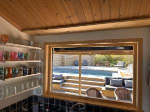 Seafront villa with pool and sauna in Onsala