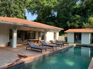 Villa Romaline - Plage Pereire - Piscine chauffée