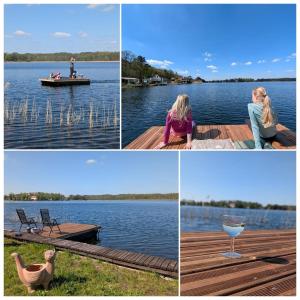 Ferienhaus am See Wutzsee mit direktem Seezugang