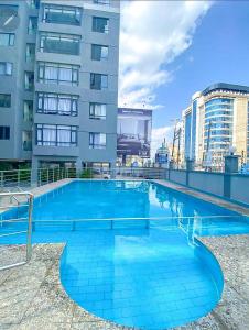 Smart elegant three bedroom apartment with swimming pool fully equipped gym children playground and great breathtaking views