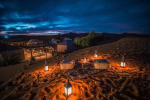 Desert Camp Under Stars