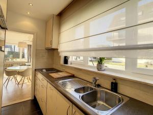 Apartment by the Seawall in Belgium