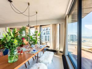 Modern apartment in Knokke Heist with views