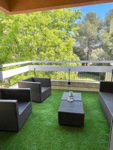 Le Grand Estivale -3 terrasses-100m plage de sable