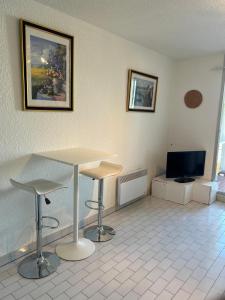 Appt t2 cabine parking privée superbe vue canal