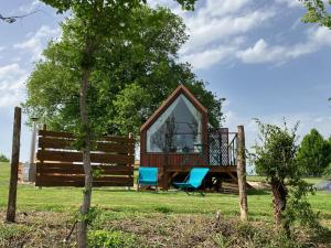 Cabane luxe & spa extérieur Les Magnolias