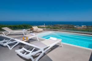 Villa La mer de Crete - private pool & sew view
