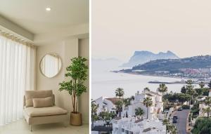 Modern Two-Bedroom Coastal Retreat with Panoramic Sea Views to Africa