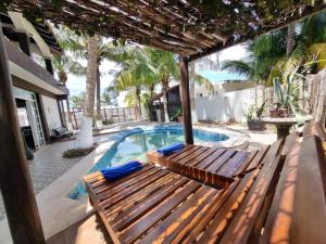 Casa Columpios, con alberca a pasos de la playa