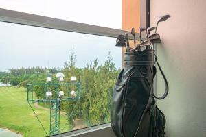 Local Artwork, Golf Course View Balcony