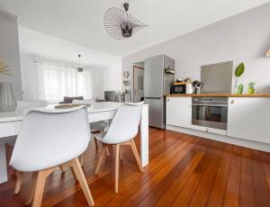 Maisons de vacances Grande maison familiale a deux pas de la mer : photos des chambres