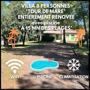 Belle villa avec piscine FRENCH RIVIERA - Quartier Tour de Mare