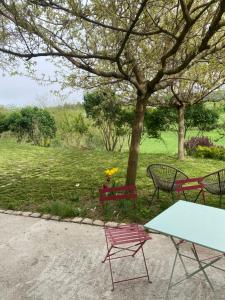 Appartements Maison sous le noyer : Appartement avec Terrasse