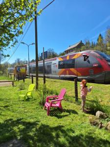 Ancienne gare chez Chris et Bruno