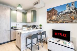 Brand new apartment with private parking space
