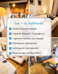 Appartements Le ValBruche - Spacieux & Cosy - Centre Ville - Commerces a Proximite : photos des chambres